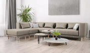 Modulares Sofa Jenny mit Schlaffunktion - Beige-Velare - Livom