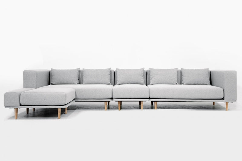 Modulares Sofa Jenny mit Schlaffunktion - Dunkel-Blau-Velare - Livom