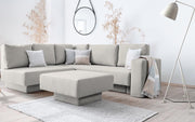 Modulares Sofa Jessica mit Schlaffunktion - Creme-Mollia - Livom