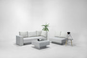 Modulares Sofa Jessica mit Schlaffunktion - Rot-Velare - Livom