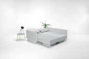 Modulares Sofa Jessica mit Schlaffunktion - Rot-Velare - Livom