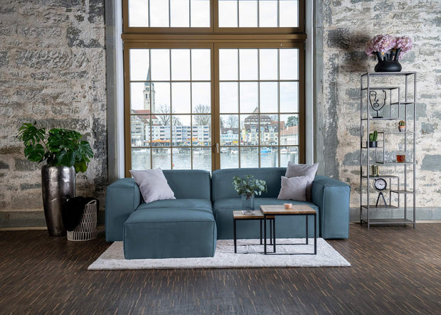 Stoffbezug - Modulares Sofa Harvey M - Blue-Velvet - Livom