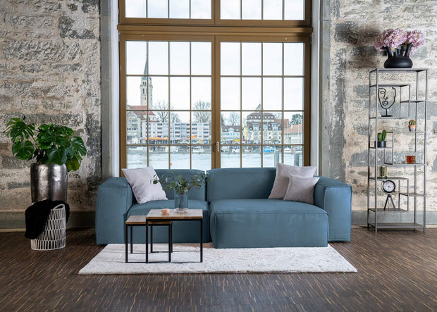 Stoffbezug - Modulares Sofa Harvey S - Blue-Velvet - Livom