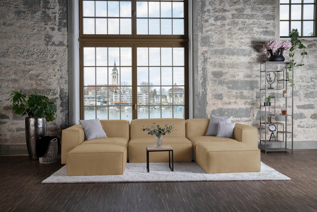 Stoffbezug - Modulares Sofa Harvey XL - Camel-Velvet - Livom